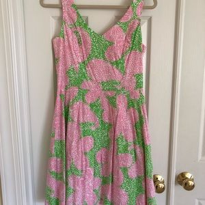 Lilly Pulitzer pink and green dress